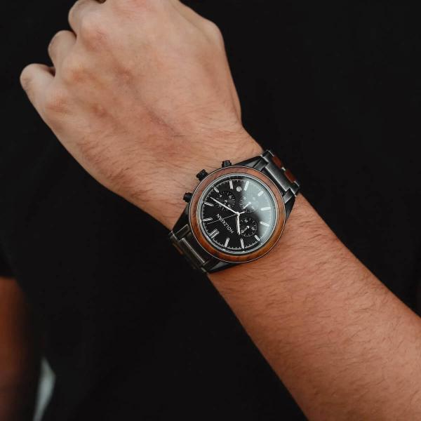 HOLZKERN | Spacewalk Night Sky Herren Chronograph