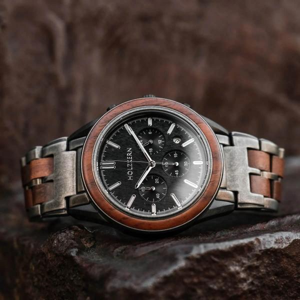 HOLZKERN | Spacewalk Night Sky Herren Chronograph