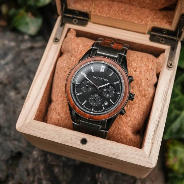 HOLZKERN | Spacewalk Night Sky Herren Chronograph