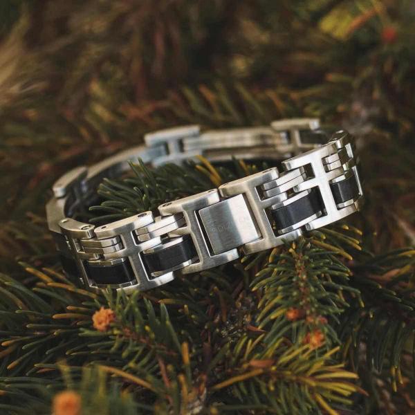 HOLZKERN | Staccato (Ahornholz / Silber) Bandlet