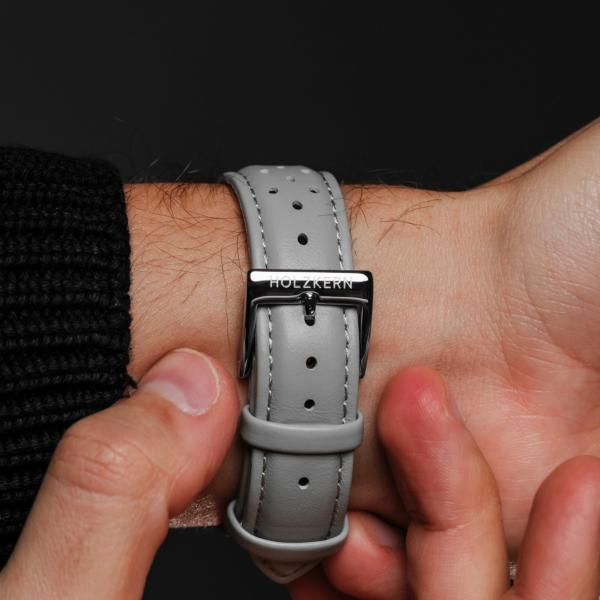 HOLZKERN | Star Trek DS9 Herren Armbanduhr (Marmor / Hellgrau)