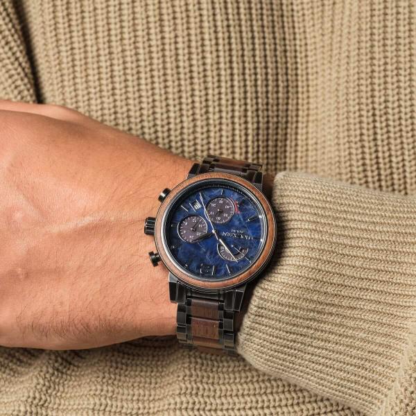 HOLZKERN | Syntonize Irradiance Herren Solar Chronograph