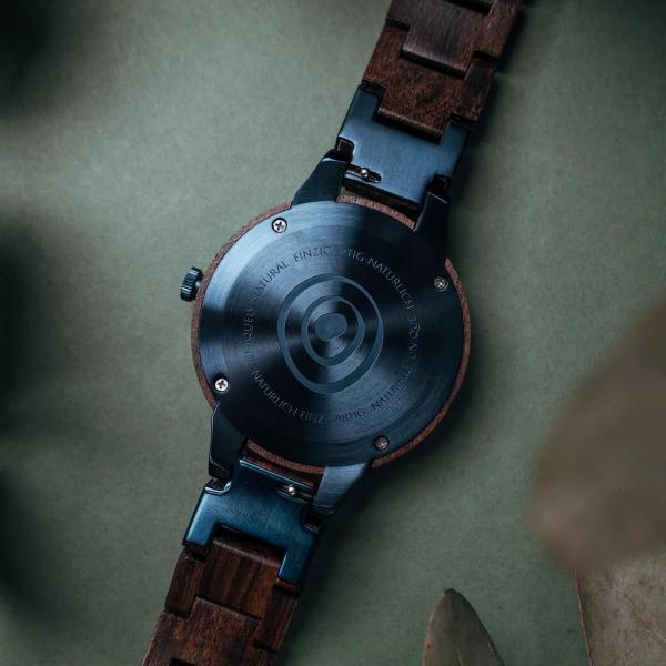 HOLZKERN | Titus Empire Damen Herren Holzarmbanduhr