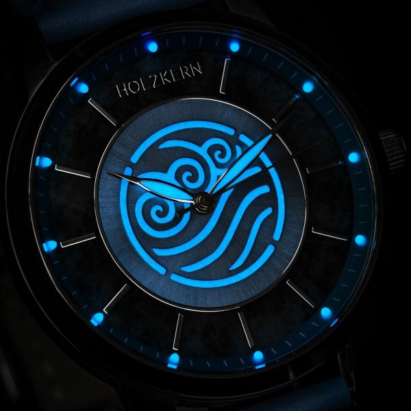 HOLZKERN | Avatar Water Tribe Damen Armbanduhr (Marmor / Blau)