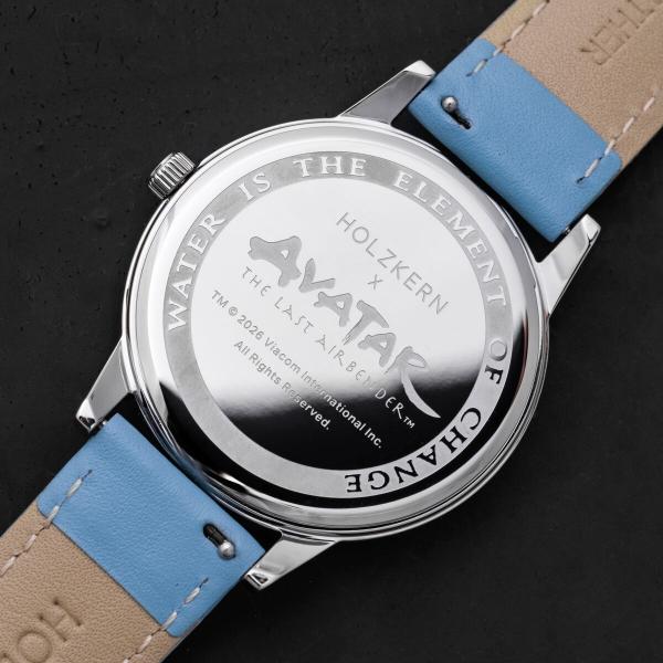 HOLZKERN | Avatar Water Tribe Damen Armbanduhr (Marmor / Blau)