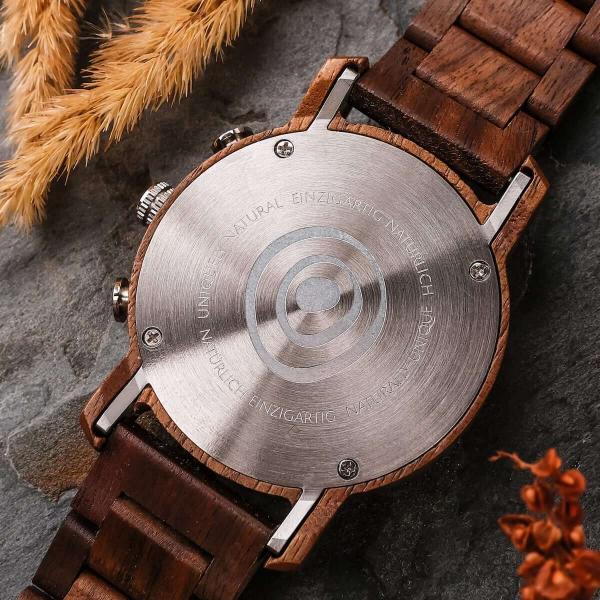 HOLZKERN Wildrebe Waldlauf Herren Chronograph