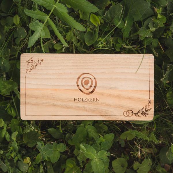 HOLZKERN | Doppelbox Catalpa (Hochzeitsglück)