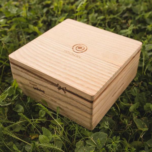 HOLZKERN | Sammlerbox Catalpa Happy Birthday