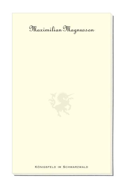 STOLZ MessageCard blanko (Typo Upright)