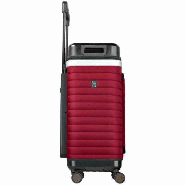 Pull Up | Suitcase Reisekoffer mit patentiertem Regalsystem (cosmo red)