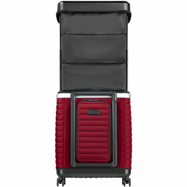 Pull Up | Suitcase Reisekoffer mit patentiertem Regalsystem (cosmo red)