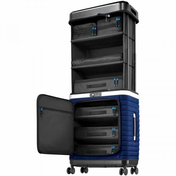 Pull Up | Suitcase Reisekoffer mit patentiertem Regalsystem (estate blue)