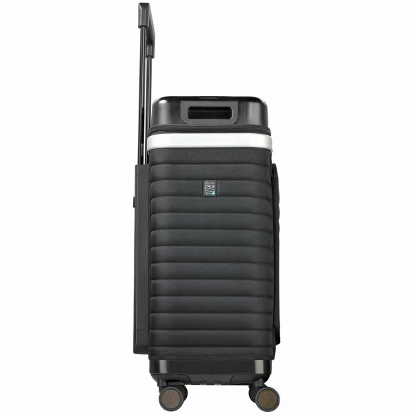 Pull Up | Suitcase Reisekoffer mit patentiertem Regalsystem (urban black)