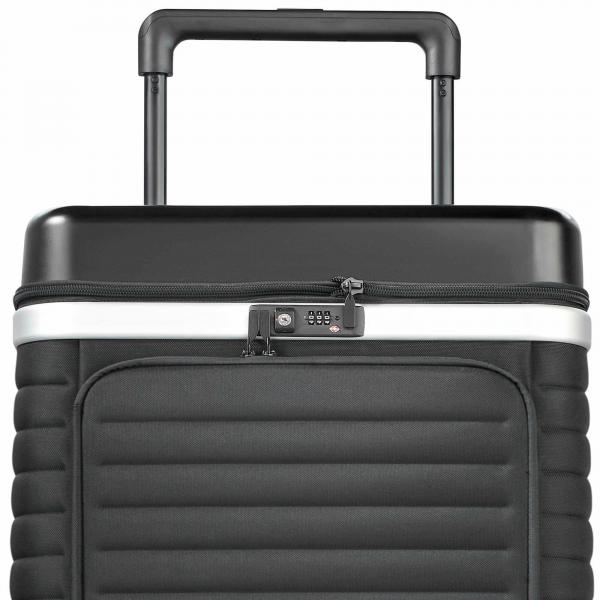 Pull Up | Suitcase Reisekoffer mit patentiertem Regalsystem (urban black)