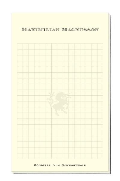 STOLZ MessageCard kariert (Mauro Stripe)