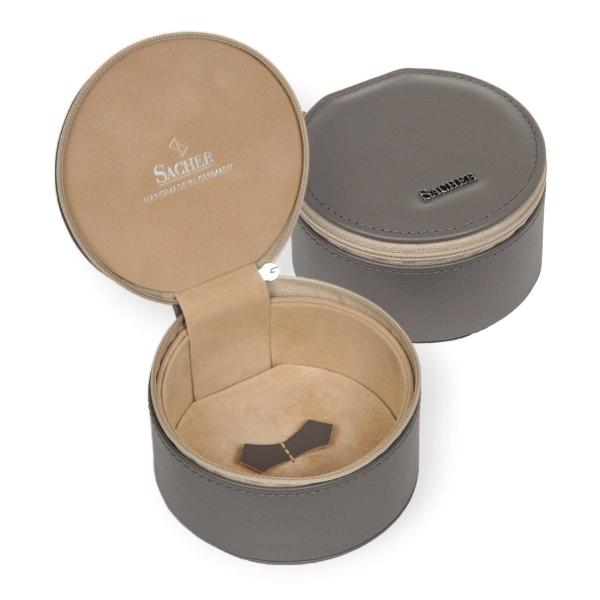 SACHER | Schmuckbox Betsy Fleur Venice Echtleder grau (B6.510.561643)