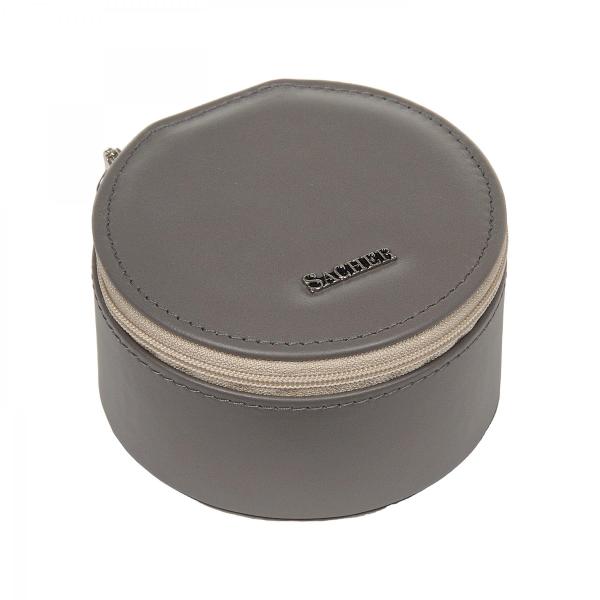 SACHER | Schmuckbox Betsy Fleur Venice Echtleder grau (B6.510.561643)