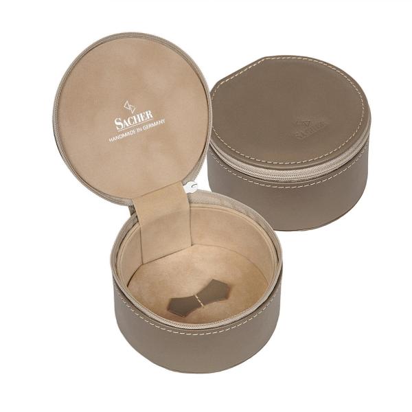 SACHER | Schmuckbox Betsy Nature Echtleder taupe (B6.107.565943)