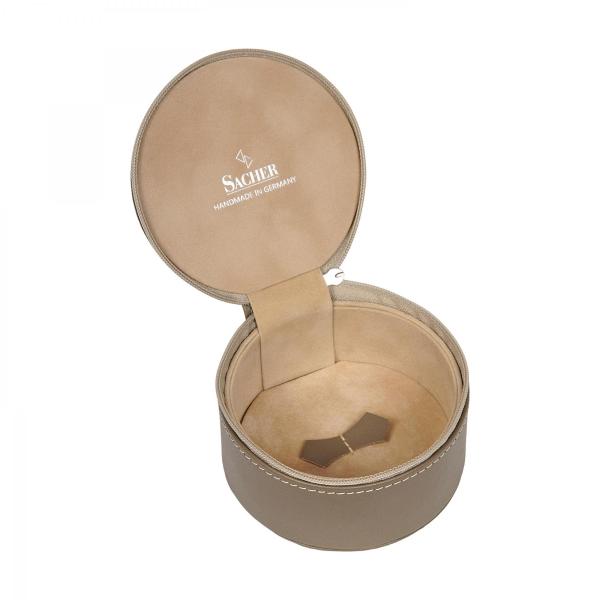 SACHER | Schmuckbox Betsy Nature Echtleder taupe (B6.107.565943)