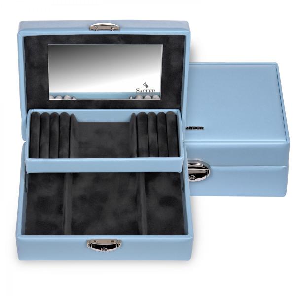 SACHER | Schmuckkasten Britta Coloranti Lederimitat hellblau (13.000.500944)
