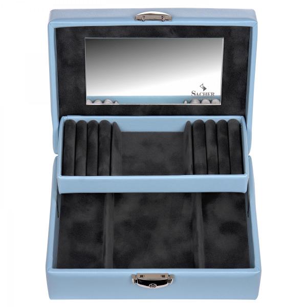 SACHER | Schmuckkasten Britta Coloranti Lederimitat hellblau (13.000.500944)