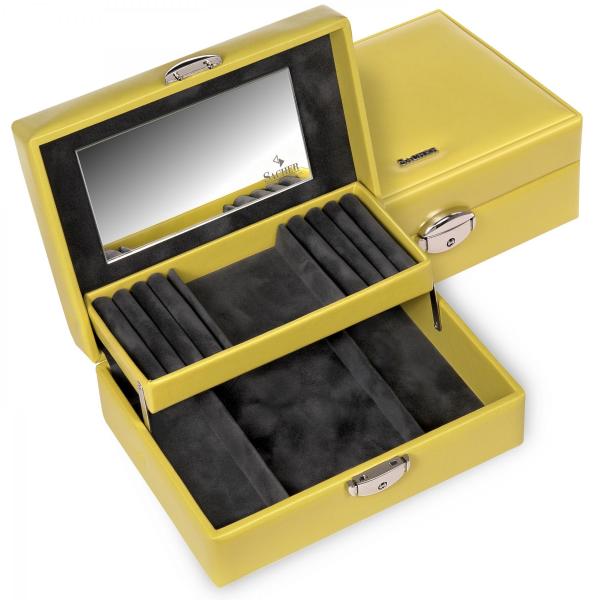 SACHER | Schmuckkasten Britta Coloranti Lederimitat lemon (13.000.504244)