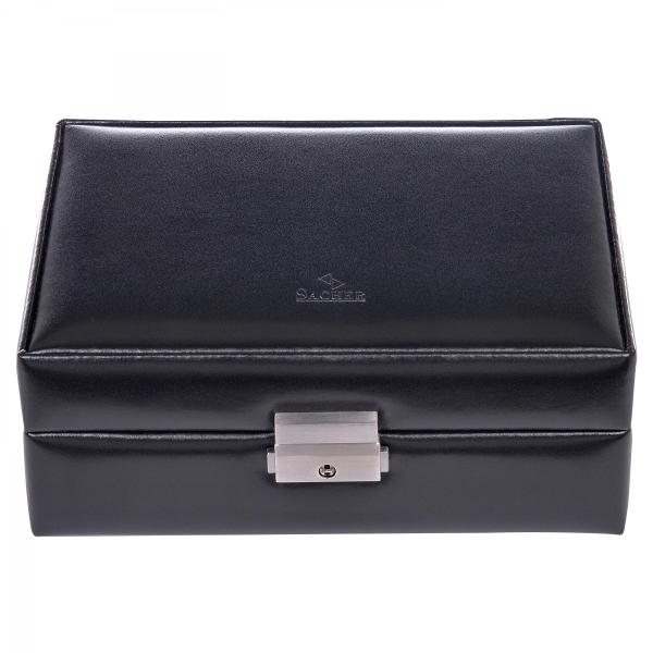 SACHER | Schmuckkasten Britta New Classic Echtleder schwarz (13.107.010443)