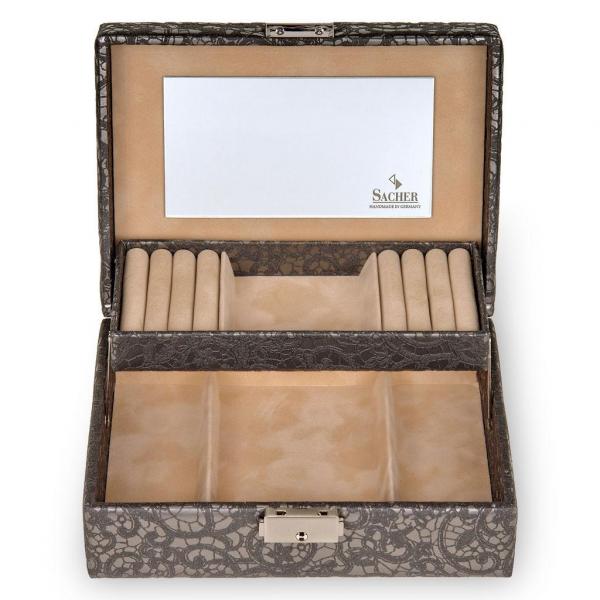 SACHER | Schmuckkasten Britta Tulle Feinsynthetik anthrazit (13.000.390443)