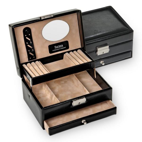 SACHER | Schmuckkassette Carola New Classic schwarz  (15.000.290443)