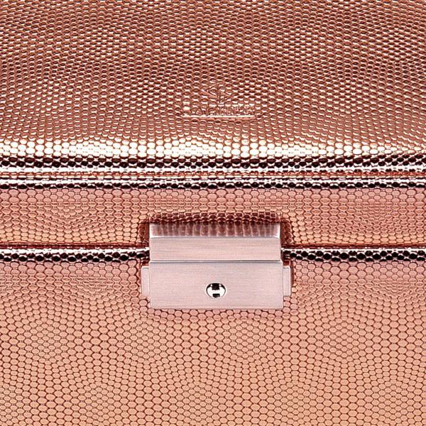 SACHER | Schmuckkasten Elly Lagarto Feinsysthetik roségold (25.505.130204)