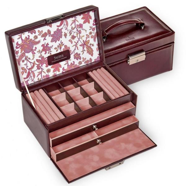 SACHER | Schmuckkoffer Elly Florage bordeaux (25.501.360102)