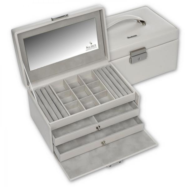 SACHER | Schmuckkoffer Elly Elegance Echtleder sand (25.518.561281)