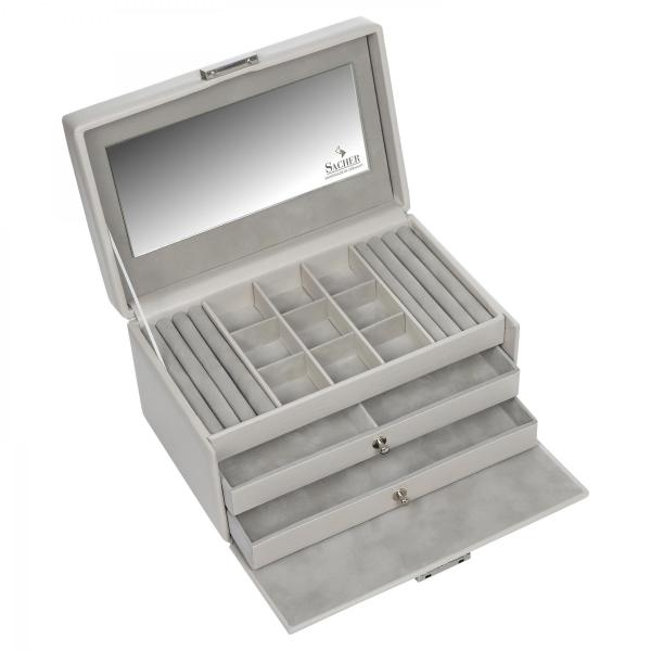 SACHER | Schmuckkoffer Elly Elegance Echtleder sand (25.518.561281)