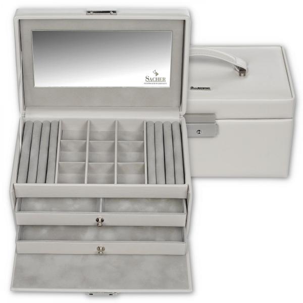 SACHER | Schmuckkoffer Elly Elegance Echtleder sand (25.518.561281)