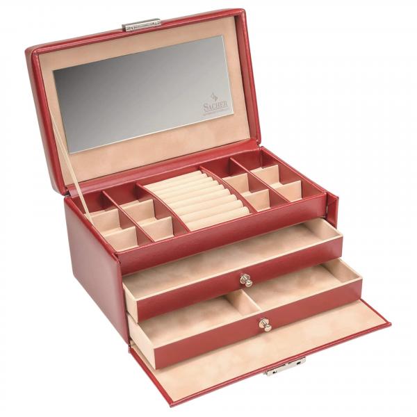 Preview: SACHER | Schmuckkoffer Emma Amadora rot (24.521.015043)