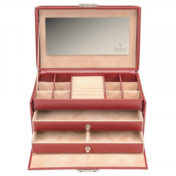 SACHER | Schmuckkoffer Emma Amadora rot (24.521.015043)