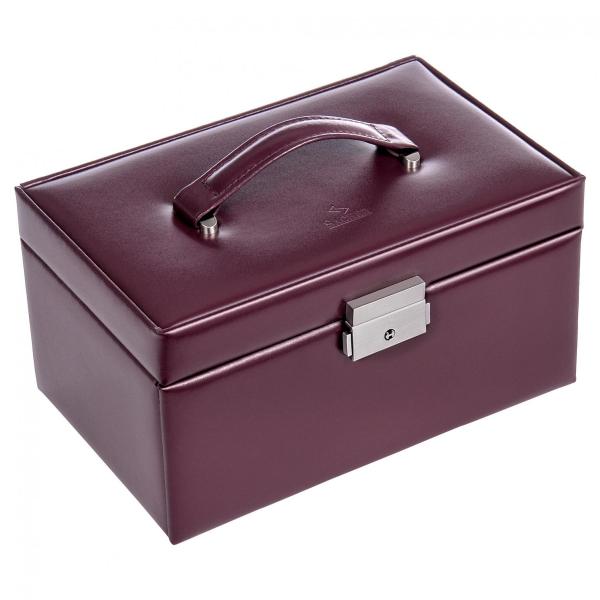 SACHER | Schmuckkoffer Eva New Classic Echtleder bordeaux (27.107.010143)