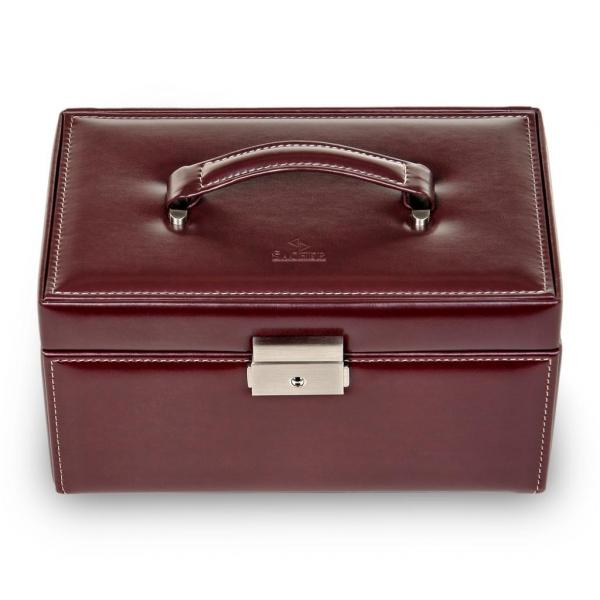 SACHER | Schmuckkoffer Eva New Classic Lederimitat Nappaoptik bordeaux (27.000.290143)