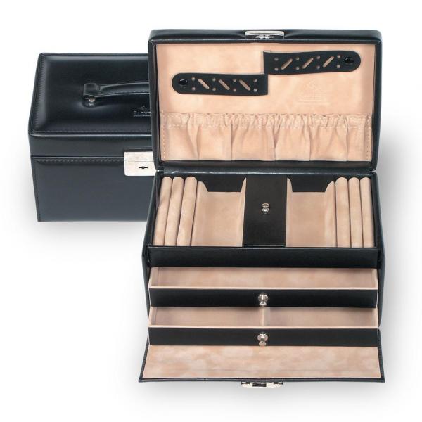 SACHER | Schmuckkoffer Eva New Classic Lederimitat Nappaoptik schwarz (27.000.290443)