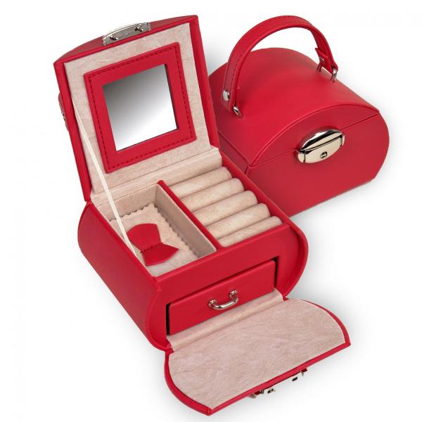 SACHER | Schmuckkästchen Girlie Standard Lederimitat rot (H5.000.290343)