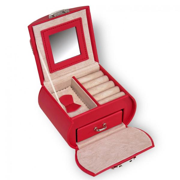 SACHER | Schmuckkästchen Girlie Standard Lederimitat rot (H5.000.290343)