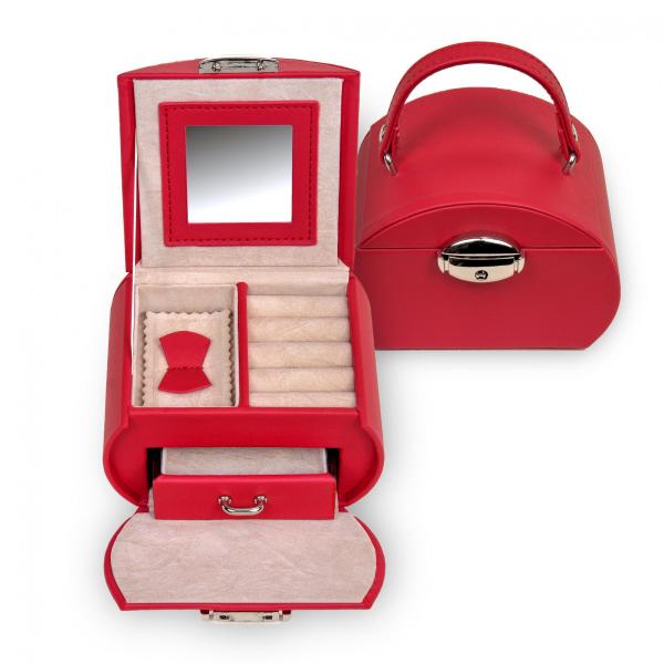 SACHER | Schmuckkästchen Girlie Standard Lederimitat rot (H5.000.290343)