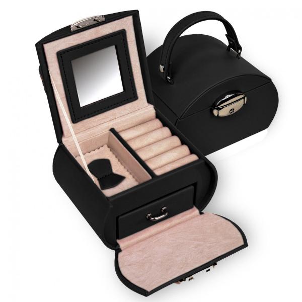 SACHER | Schmuckkästchen Girlie Standard Lederimitat schwarz (H5.000.290443)