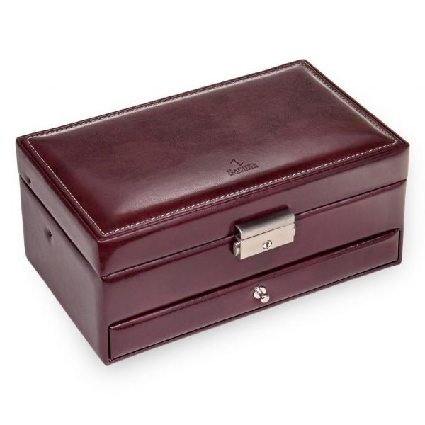 SACHER | Schmuckkasten Helen Florage Lederimitat bordeaux (34.501.360102)