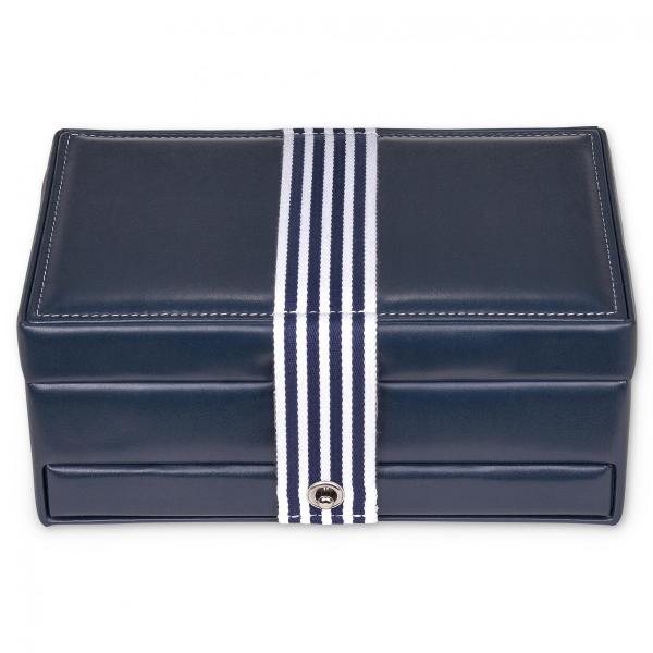 SACHER | Schmuckkasten Helen Young Lederimitat navy (34.509.294008)