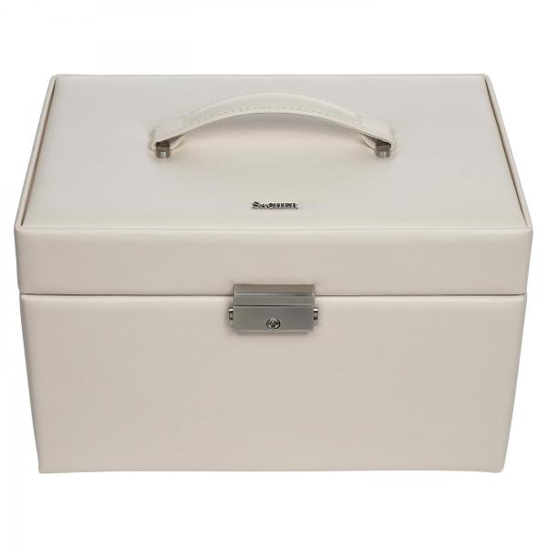 SACHER | Schmuckkoffer Jasmin Elegance Leder ivory (72.518.565608)