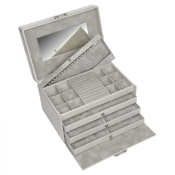SACHER | Schmuckkoffer Jasmin Elegance Leder sand (72.518.561821)