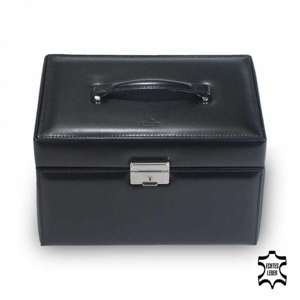 SACHER | Schmuckkoffer Julia New Classic Echtleder schwarz (69.110.010443)
