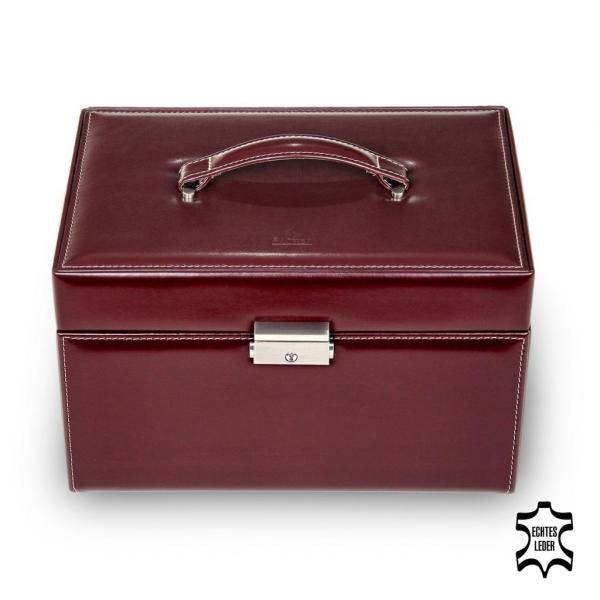 SACHER | Schmuckkoffer Katja New Classic Echtleder bordeaux (73.107.010143)