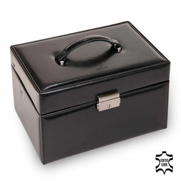 SACHER | Schmuckkoffer Lena New Classic Echtleder schwarz (77.107.010443)